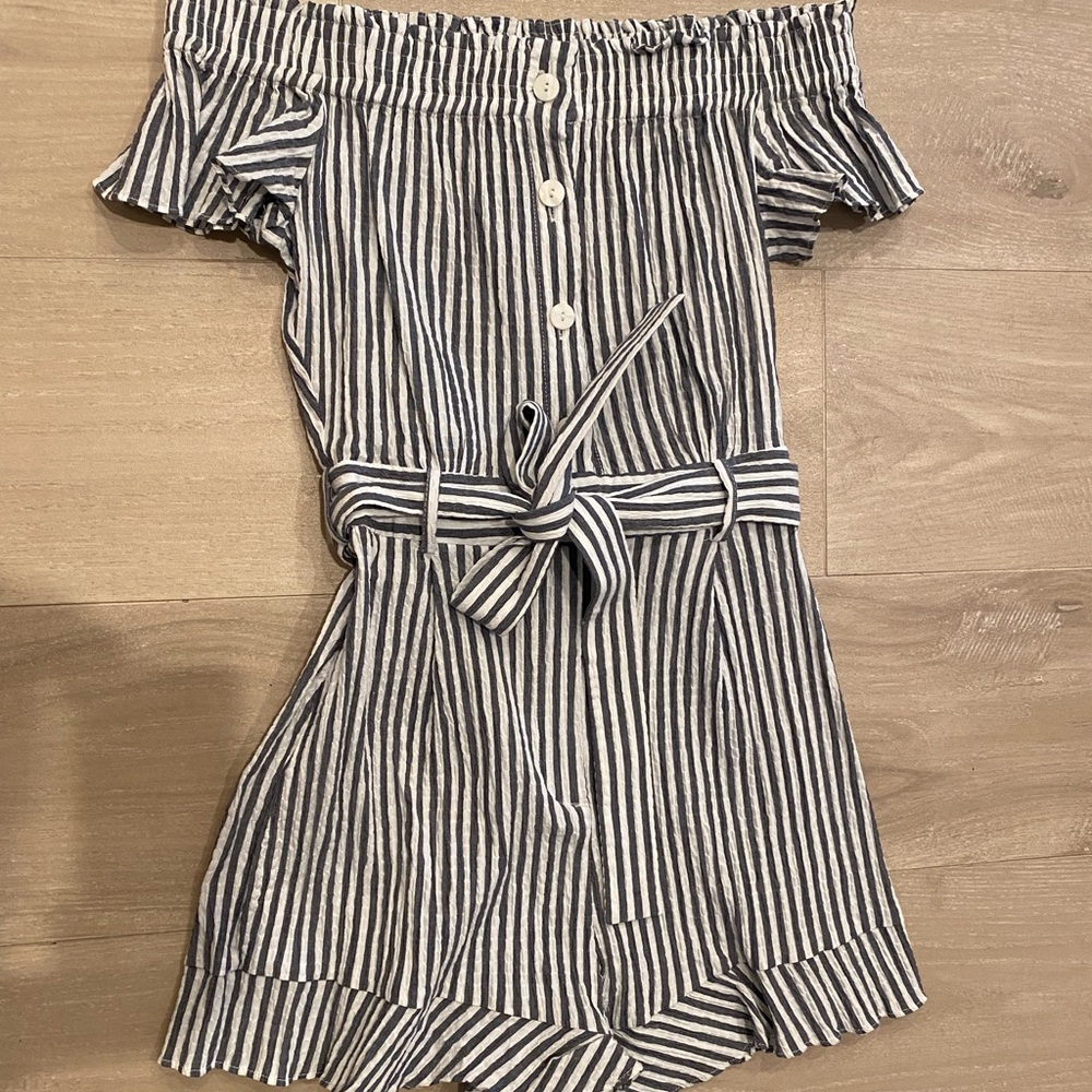 Zara off the shoulder romper